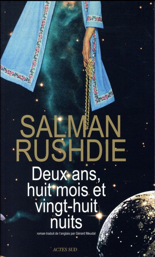 Couverture de "Deux ans, huit mois et vingt-huit nuits" par Salman Rushdie.
