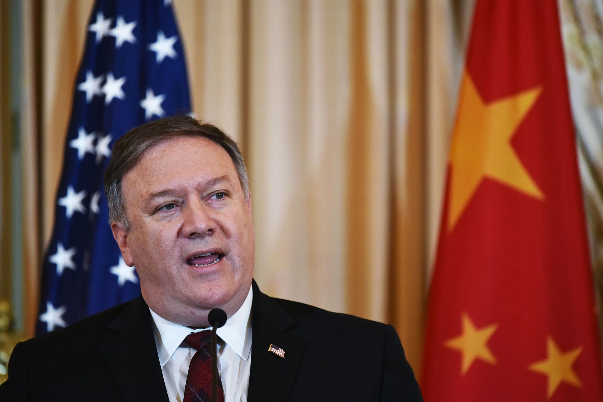 Le secrétaire d'État américain Mike Pompeo a rejeté comme "illégales" les revendications de Pékin en mer de Chine du Sud, le 13 juillet 2020. (Source : New York Post)