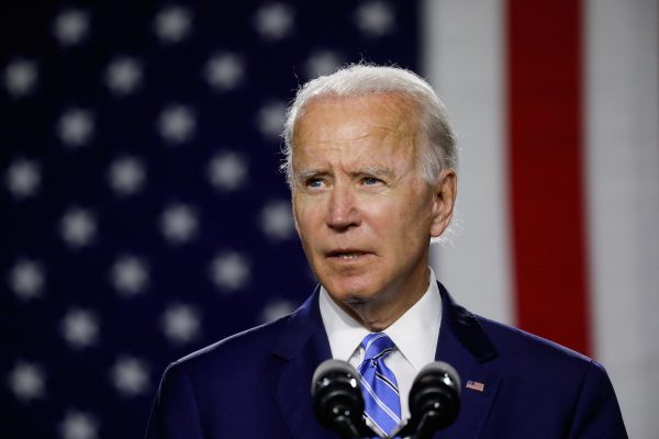 Le candidat démocrate à la présidentielle américaine, Joe Biden, lors d'une conférence de presse à Wilmington, Delaware, le 14 juillet 2020. (Source : NBC)