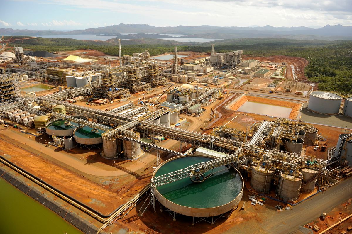 L'usine hydrométallurgique de Vale Nouvelle-Calédonie, classée Seveso. (Source : Usine nouvelle)