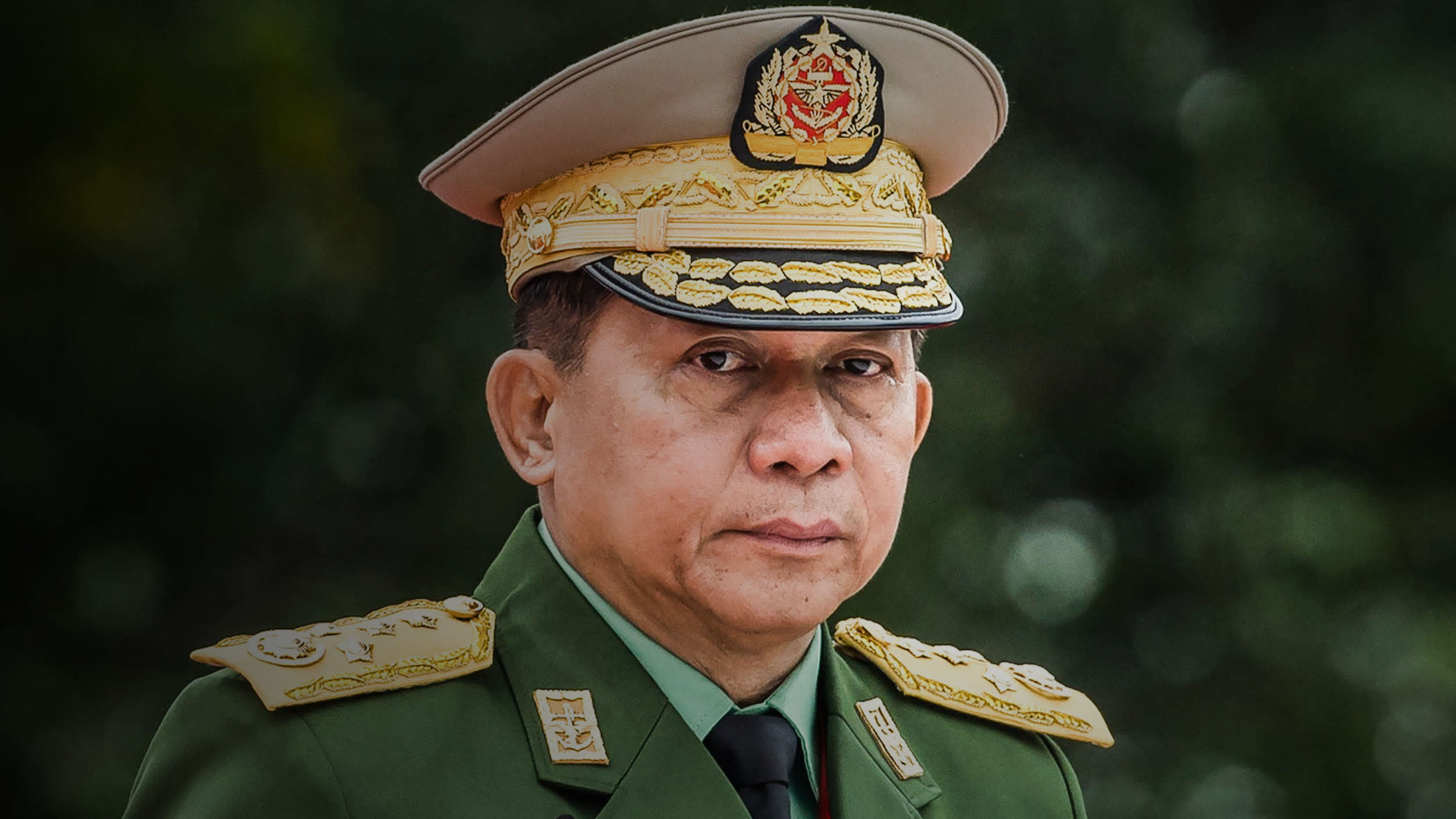 Le général birman Min Aung Hlaing, chef de la junte militaire qui a renverser le gouvernement civil d'Aung San Suu Kyi le 1er février 2021. (Source : Asia Nikkei)