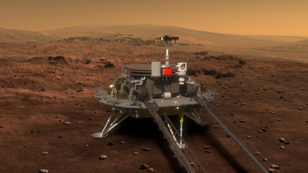 Le robot chinois Zhu Rong s'est posé sur Mars le 15 mai 2021. (Source : Scitechdaily)