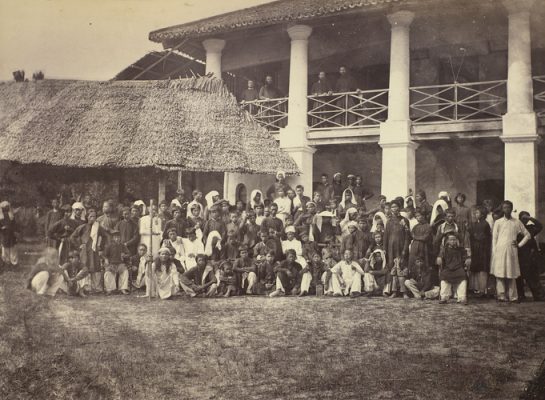 Le Collège général à Penang vers 1868. (Crédit : Kristen Feilberg)