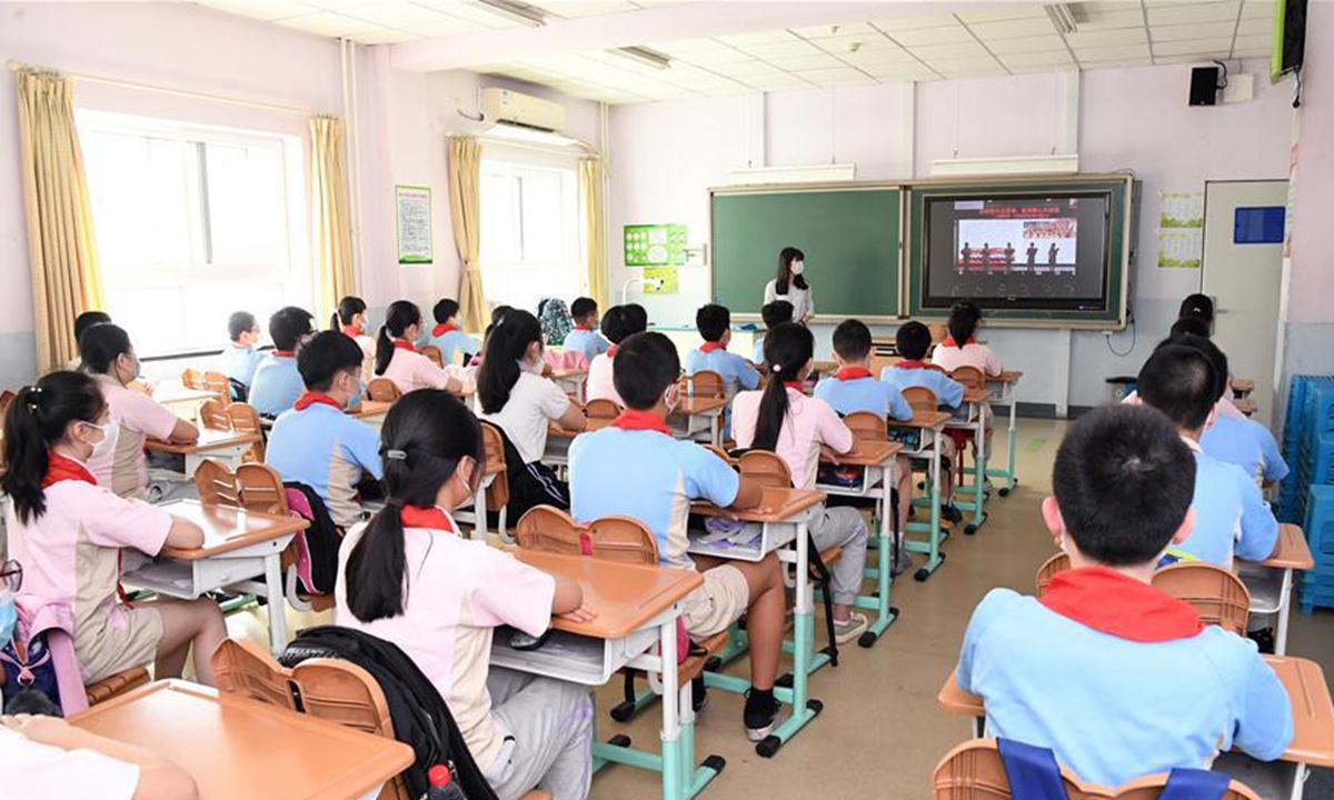 La "pensée Xi Jinping" est enseignée à l'école primaire en Chine depuis la rentrée du 1er septembre 2021. (Source : GT)
