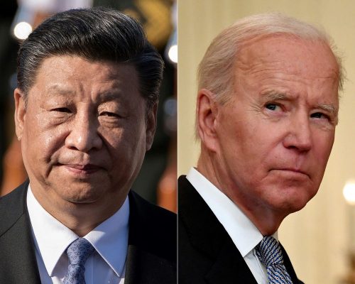 Le président chinois Xi Jinping et son homologue américain Joe Biden. (Source : I24News)