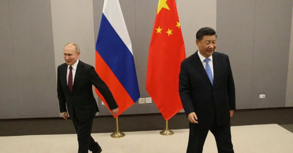 Le président russe Vladimir Poutine et son homologue chinois Xi Jinping. (Source : Lowy institute)