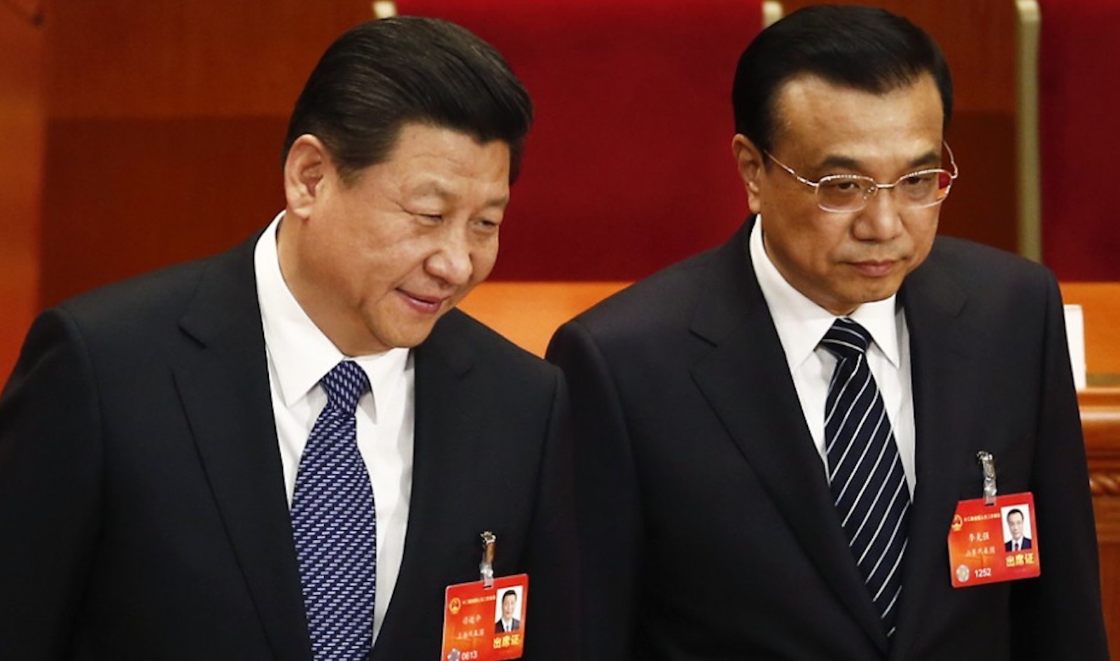 Le président chinois Xi Jinping et son Premier ministre Li Keqiang. (Source : Asia Times)