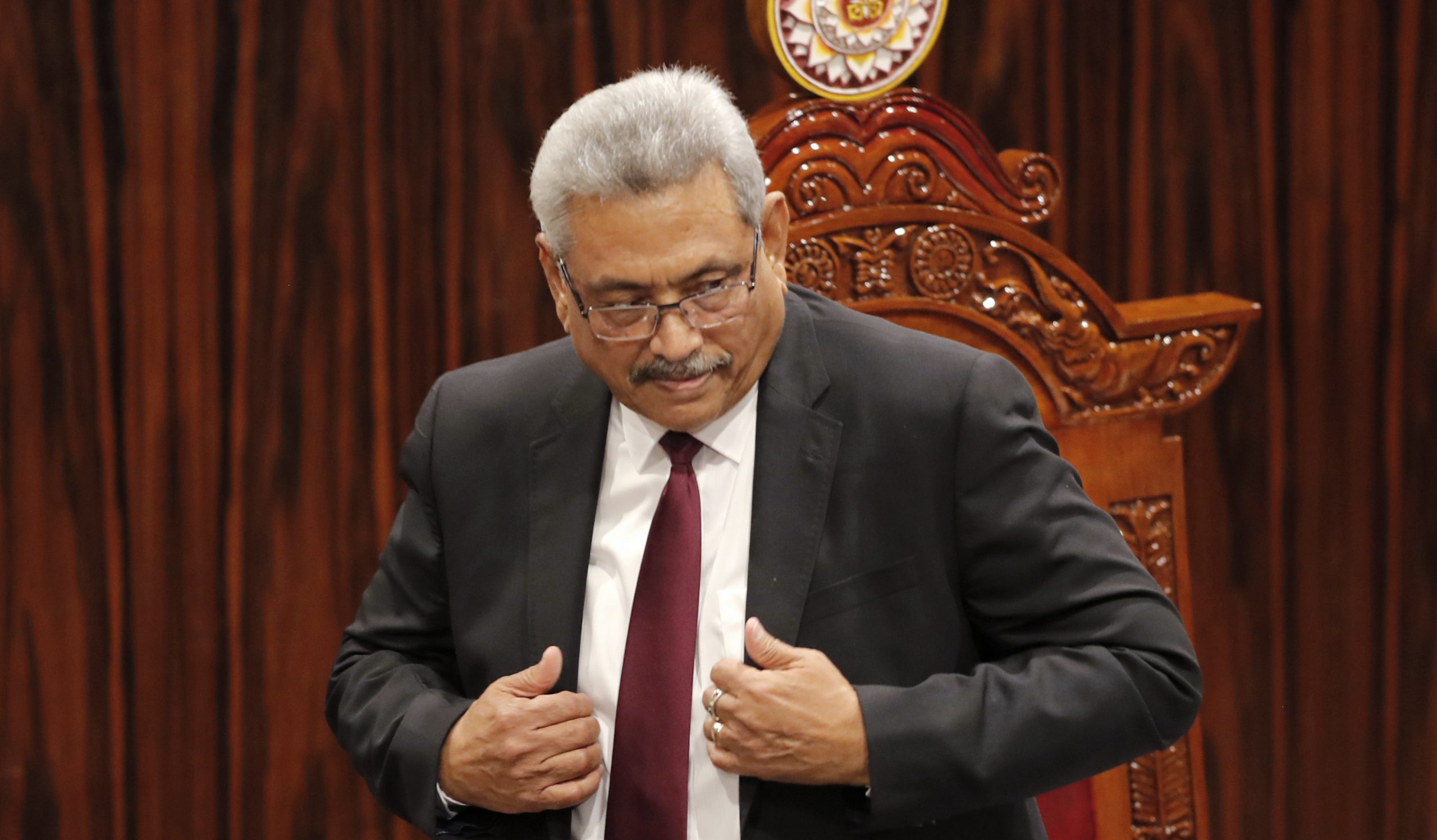 L'ex-président sri-lankais Gotabaya Rajapaksa à Colombo, le 3 janvier 2020. (Source : Time)