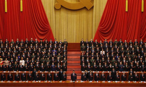 Xi Jinping seul au centre. Le XXème Congrès du Parti communiste chinois annoncé pour le 16 octobre doit reconduire son secrétaire général pour un troisième mandat inédit depuis Mao. (Source : CFR)