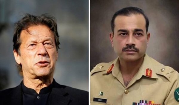 L'ancien Premier ministre pakistanais Imran Khan et le nouveau chef des armées du pays Asim Munir. (Source : Devdiscourse)