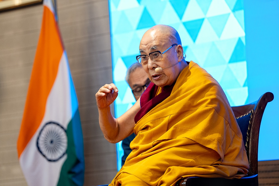 Le Dalaï-lama, le 21 janvier 2023 à New Delhi. (Source : Dalailama.com)