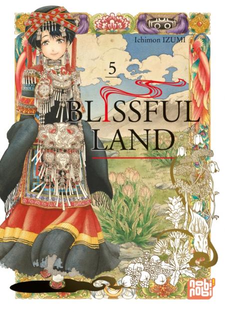 Couverture de la bande dessinée "Blissful Land, tome 5", scénario et dessin Ichimon Izumi, Nobi Nobi. (Crédit : Nobi Nobi)