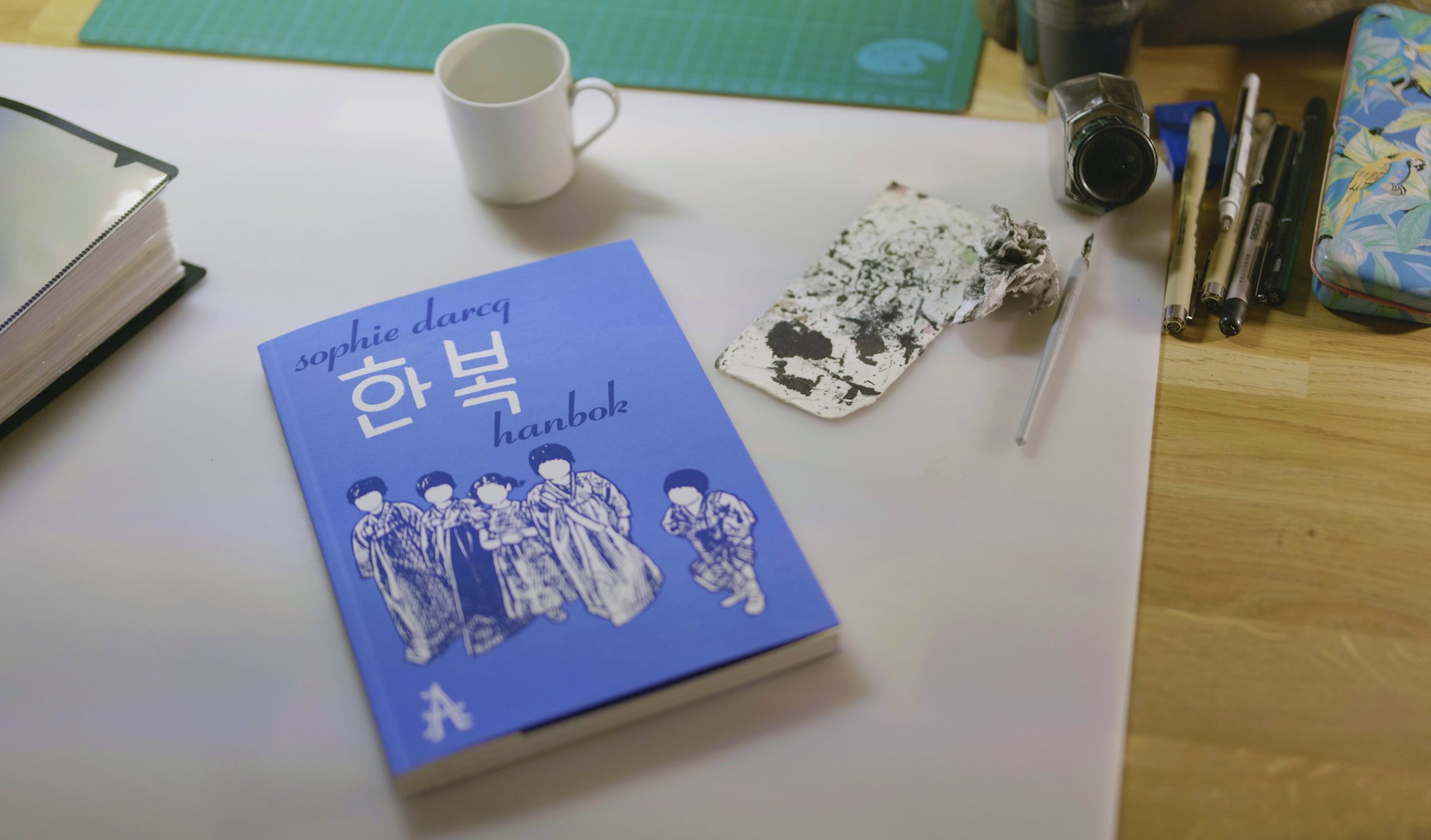 "Hanbok" de Sophie Darcq, un roman graphique sorti le 21 janvier 2023. (Crédits : Gwenael Germain)