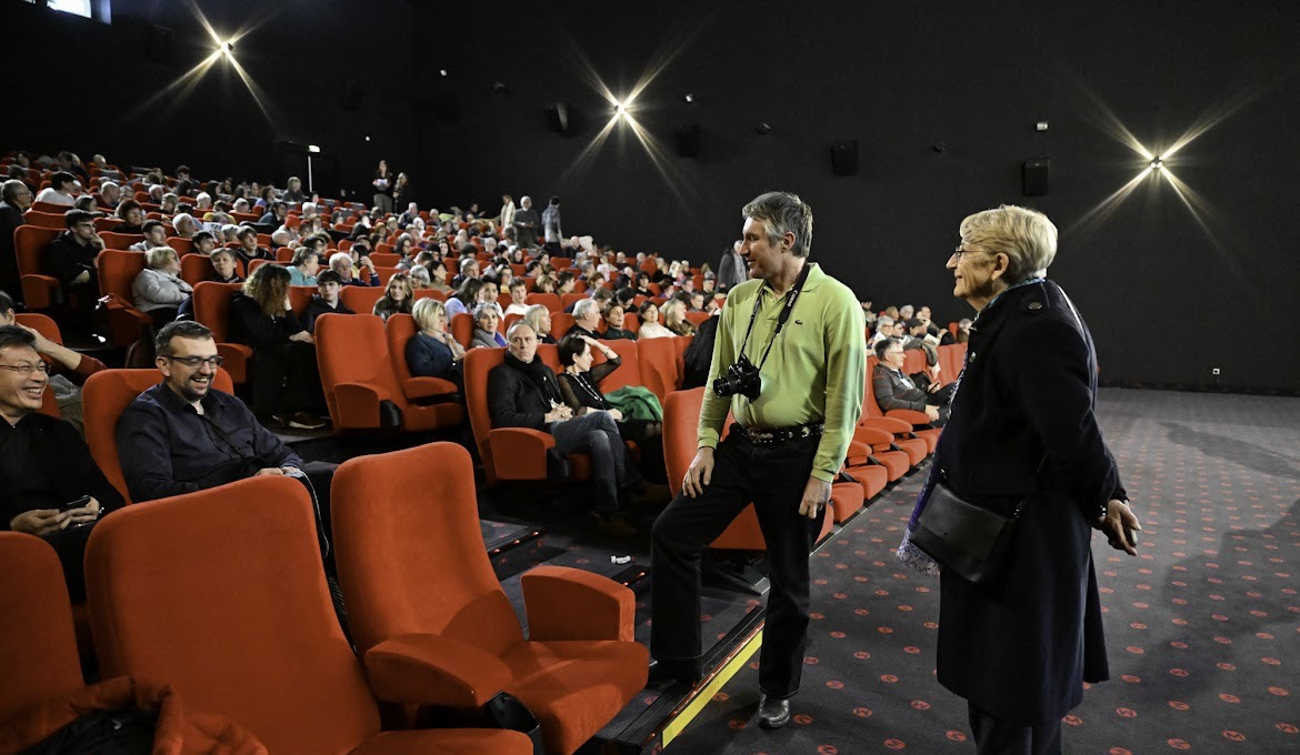 Martine Therouanne au cinéma Majestic de Vesoul qui accueillait le 29ème FICA, du 28 février au 7 mars 2023. (Copyright : Jean§Fraçois Maillot / FICA)