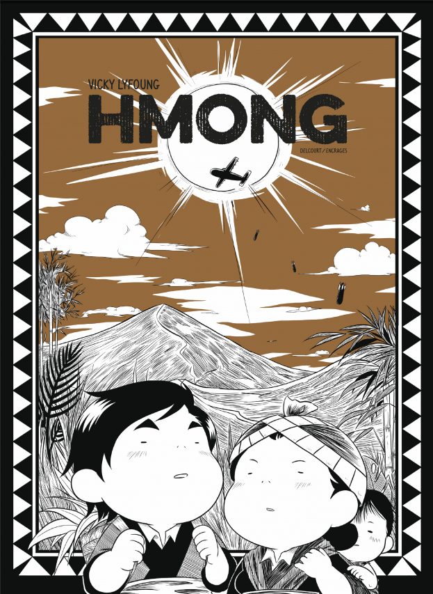 Couverture de la bande dessinée "Hmong", scénario et dessin Vicky Lyfoung, Delcourt. (Crédit : Delcourt)