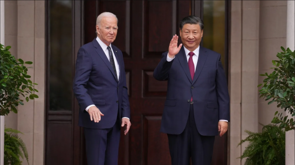 Le président américain Joe Biden reçoit son homologue chinois Xi Jinping, en marge du Forum de la Coopération économique de l'Asie-Pacifique (APEC), le 15 novembre 2023 à San Francisco. (Source : The Hill)