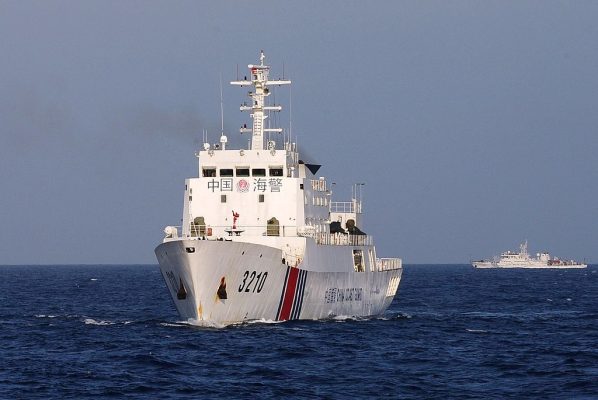 Navire chinois de garde-côtes en mer de Chine du Sud. (Source : ASPI)