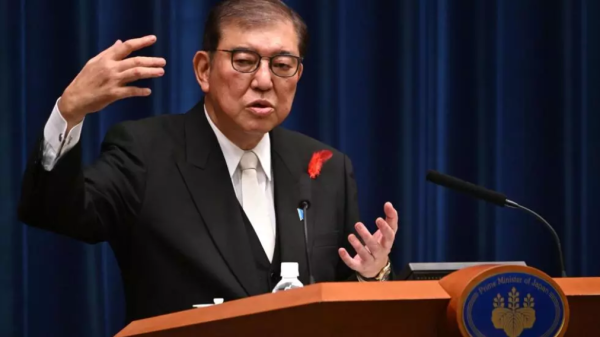 Le nouveau Premier ministre japonais Shigeru Ishiba, formellement élu par le parlement de Tokyo le 1er octobre 2024. (Source : F24)