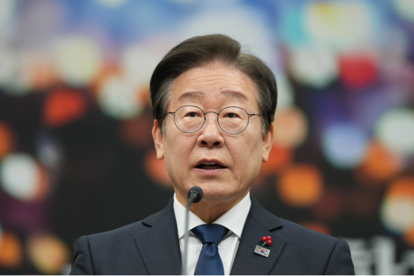 Le leader de l'opposition sud-coréenne Lee Jae-mynung. (Source : Asahi)