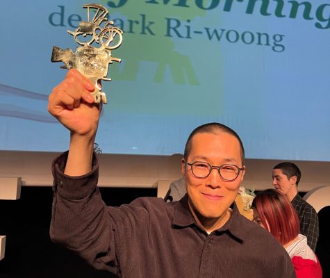 Park Ri-woong, lauréat du FICA 2025. Photo de Jean-Marc Thérouanne.