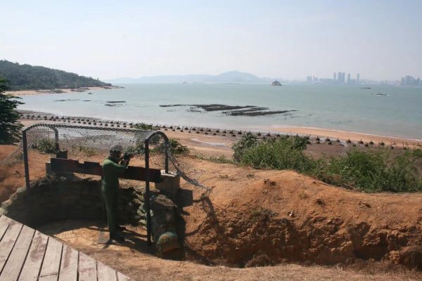Les îles Kinmen appartenant à Taïwan, proches de la côte chinoise. DR.