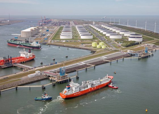 Légende : terminal GNL néerlandais. Source : Offshore Energy. DR.