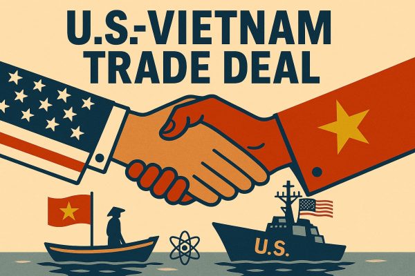 Accord entre États-Unis et Vietnam. Source Copilot.