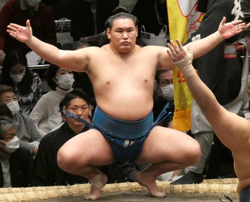Le Yokozuna Hōshōryū Tomokatsu. Source : Wikimedias commons. DR.